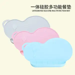 母婴批发 儿童餐具多功能餐桌垫 婴幼儿宝宝硅胶防水隔热餐垫