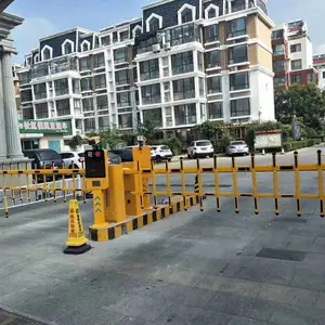 济南小区道闸机 济南道闸杆 车库曲臂道闸