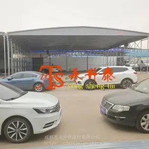 重庆市万州区伸缩式活动雨蓬-仓库推拉雨篷-工厂直销