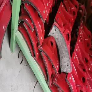 YWZ-400/125 电力液压制动器 加厚铆钉式瓦块抱闸块刹车片