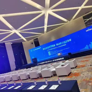 会活动搭建背景板全彩显示屏出租 布场撤场一站式