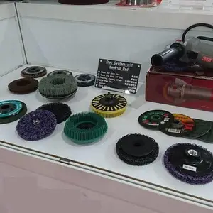 3mm抛光打磨片 不织布研磨轮 100X16研磨机 纱布卷 拉丝轮