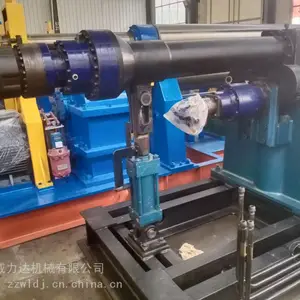 河北2.5米数控卷板机价格低 不锈钢专用卷板机12x2.5米 三辊驱动辊子镀铬处理