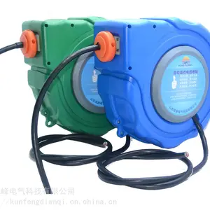 昆峰2芯1.0型自动电缆收线器 电缆收线器有自锁装置 吊装墙壁安装