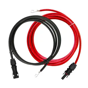 4/6mmƽ��1�׹�������ӳ��߼���MC4�м���10AWGֱ�����¹������