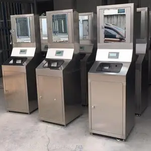 单人洗手烘干盆 不锈钢洗手盆 自动出水烘干一体化设计