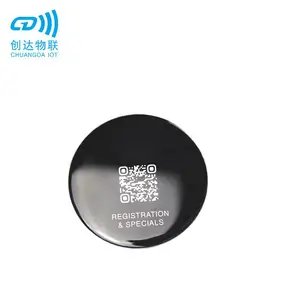 高频Ntag213标签非接触式NFC点餐牌 滴胶带抗金属扫码点餐牌