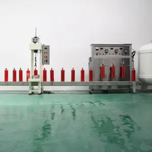 全自动水基型泡沫灭火器灌装设备生产流水线