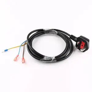 供应 英国插头 ASTA认证 13A 250V 带保险丝BS1363电源线