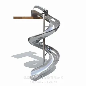 不锈钢半透明滑梯 小区钻洞滑梯 非标造型滑梯 公园攀爬网 户外传声筒