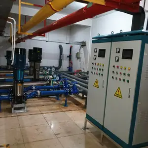 鑫鹏自动化公司百步亭花园小区生活变频恒压供水控制柜ABB变频器