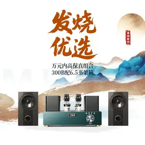 300B胆机同轴6.5寸书架箱发烧友HIF***音箱电子管功放机套装