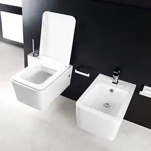 Gessi马桶座便器RETTANGOLO系列直冲虹吸式坐便器产品