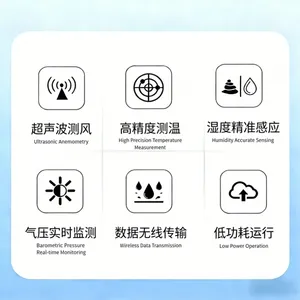 高精度气象探头 超声波六参数气象传感器 BYQL-M6YT 光伏气象监测
