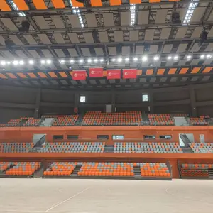 体育场馆不锈钢旗杆自动升旗系统智能音乐同步多面旗帜升旗系统