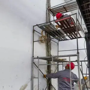 之睿祥承接自来水厂新建水池穿墙套管漏水注浆补漏
