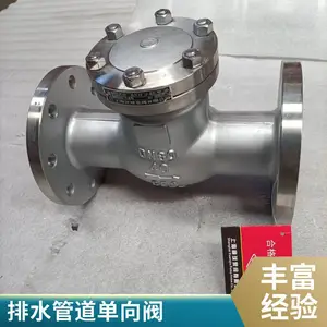 H44W-16RL DN65 泵站 水电站 冷却水 化工法兰 旋启式止回阀