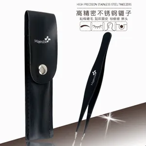 镊子细尖头不锈钢高精密燕窝挑痘痘睫毛粉刺眉毛夹维修工具