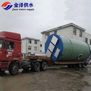 污水提升泵站 一体化预制泵站 玻璃钢缠绕工艺