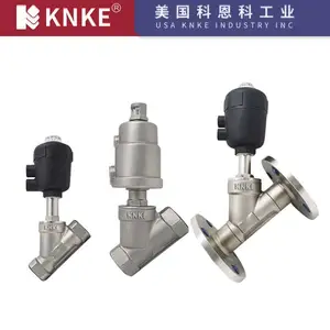 进口焊接式气动角座阀 品牌:美国KNKE科恩科