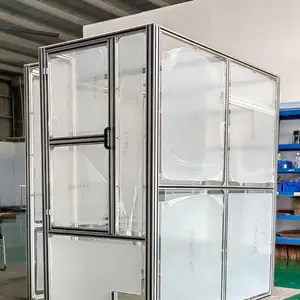 定制工业铝型材框架洁净房架子铝合金工厂机架安全围栏