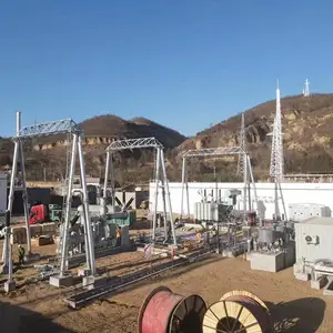 电力构架铁塔 热镀锌防腐钢构架 电力进线架构