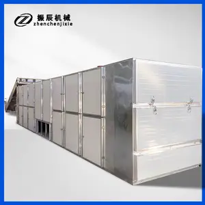 链条式药材烘干机 大型商用热风循环不锈钢食品烘箱 食用菌烘干机