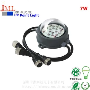 工程靓款杰明朗 12公分JML-PL-B07W七彩跑马灯户外防水24V 7W
