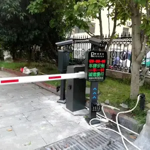 鹿晟 供应东营道闸停车场菏泽道闸系统起落杆八角栅栏伸缩杆安装