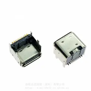 Type-C 16P��ʽ��Ƭĸ�� ��ɫ��оUSB 3.1���ϵ���smtĸͷ �ĽŲ��