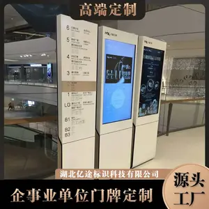 3D商场导航软件 万达广场触摸屏导视台楼层指引标识导向路线图导购自助查询终端一体机地图