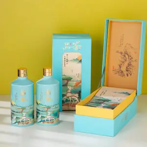 �������մ�500ml�׾�ƿ��ƿһ��װ�����ŷ��������ƾ��ܷ�վ�ƿ���