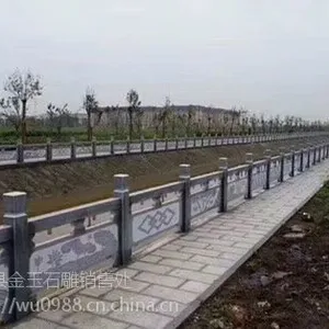 寺庙石栏板--金玉石雕专业雕塑
