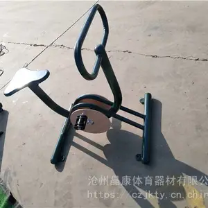 晶康牌新款YDQC-20009型小区健身器材 新国标阻尼健身车 得到广大用户认可