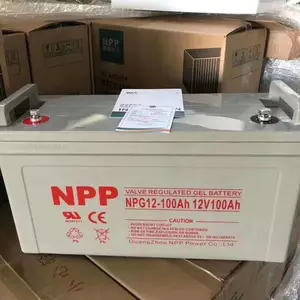 NPP蓄电池NPG12-100 12v100ah耐普蓄电池华北代理销售