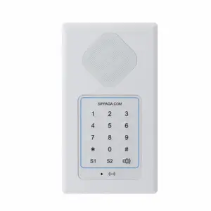 壁挂式可拨号洁净室电话机 工业IP抗噪电话 医院手术室塑料对讲电话