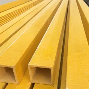 驰丰 玻璃钢方管80*80*8 管道护栏 拉挤型材 颜色可定制