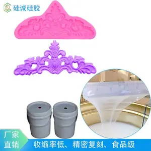 20度液体模具硅胶，不容易变形，可千次翻模，抗撕抗拉强