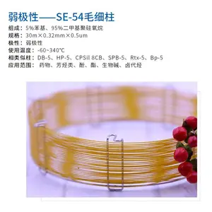 叶拓 弱极性——SE-54毛细柱 TVOC毛细管柱全气相色谱柱