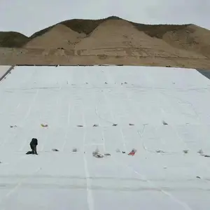 人工湖铺底复合土工膜防渗复合土工布一布一膜阳高蓄水池两布一膜防渗
