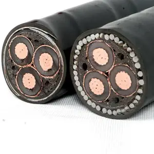 WD-MYJY33煤矿用无卤低烟铠装电力电缆6/6KV 6/10KV细钢丝电缆