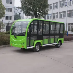 景区电动观光车销售厂家 17座电动游览车 敞篷式 景区代步首选