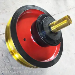 加工定制 角型轴承箱车轮组 双梁行车大轮 起重机轮子