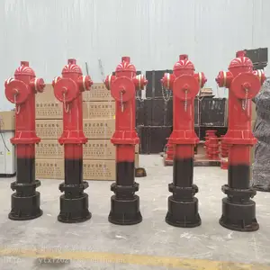 河南地区现货供应SSFT防撞防冻消火栓 室外消火栓销售 加高型地上消火栓
