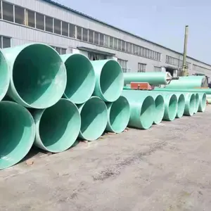 玻璃钢夹砂管道,化工大口径通风管,复合工艺管