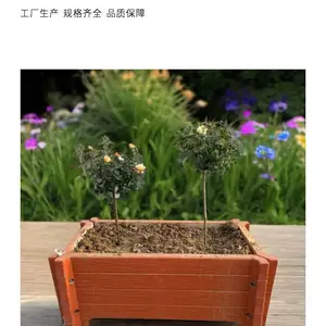 伟宏建材 仿木景观花箱 水泥材质 造型款式新颖 稳固美观实用