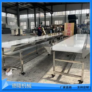 一次性餐具输送机塑料餐具餐盒成型传送带日用化工行业定制厂家