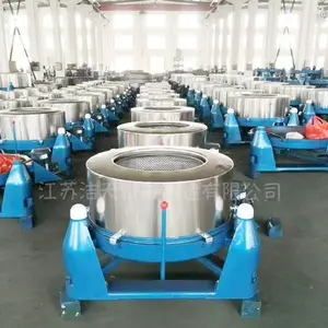 养老院布草工业脱水机 轻柔脱水 衣物织物甩干机