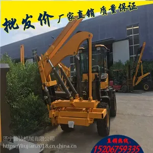拉萨公路护栏打桩钻孔机价格 乌鲁木齐伊川恒旺高效波形护栏打桩机