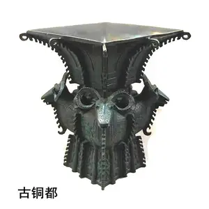 古铜都铜陵仿古青铜器礼品铜工艺品装饰品特色礼品***摆件四羊方尊
